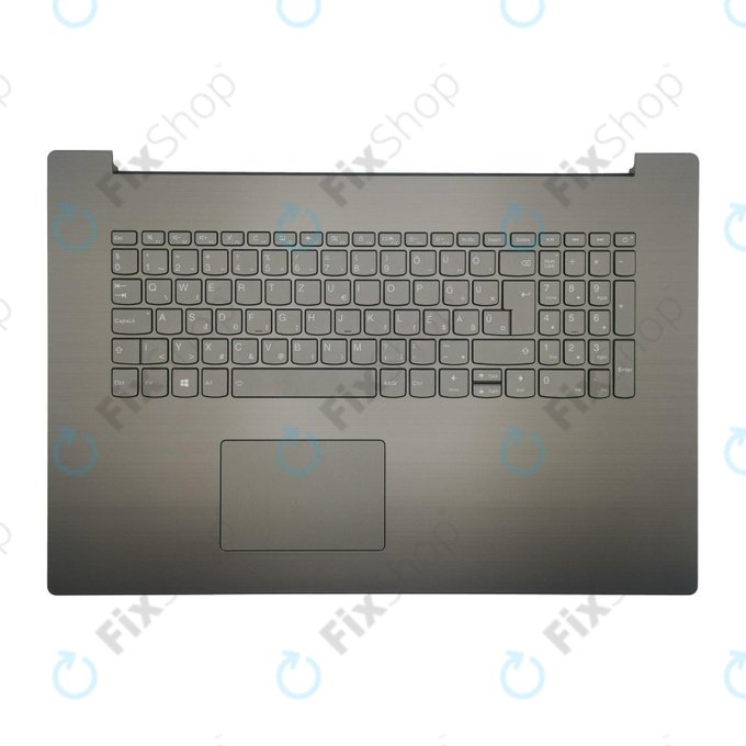 Lenovo Ideapad 330-17ISK - C burkolat (kartámasz) + Billentyűzet DE (Platinum Grey) - 77033804 Genuine Service Pack