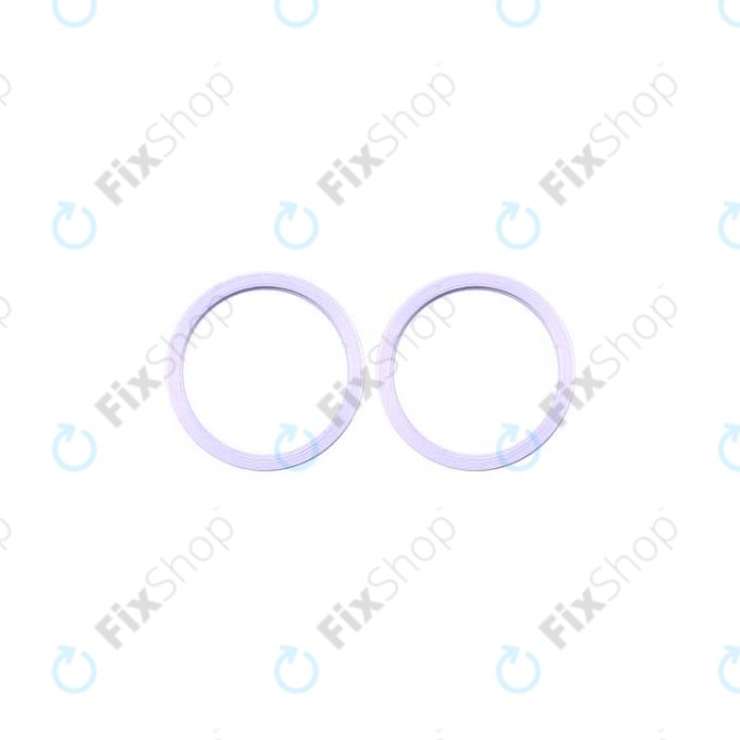 Apple iPhone 11, 12, 12 Mini - Hatsó Kamera Lencse Keret (Purple) - 2db