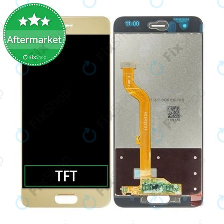 Huawei Honor 9 - LCD Kijelző + Érintőüveg (Gold) TFT