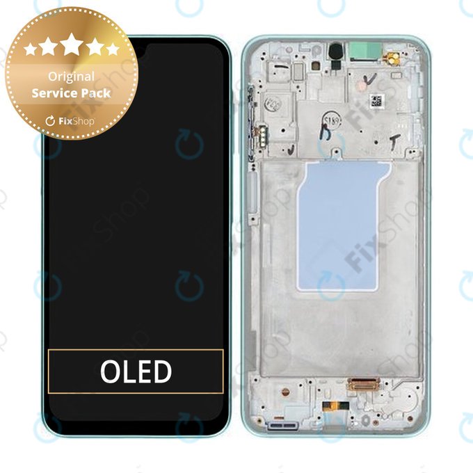 Samsung Galaxy A26 A266E - LCD Kijelző + Érintőüveg + Keret (Mint) - GH82-37049C Genuine Service Pack