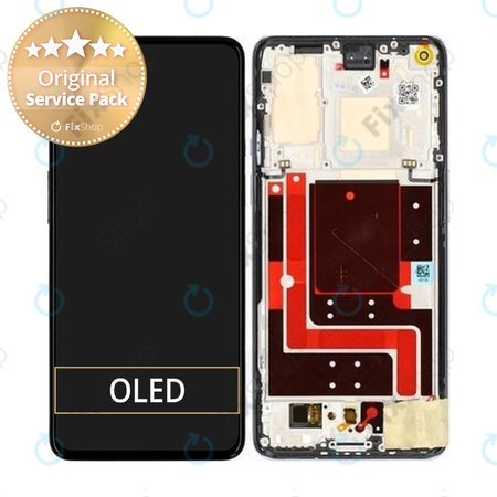 OnePlus 9 - LCD Kijelző + Érintőüveg + Keret (Winter Mist) - 1001100054 Genuine Service Pack