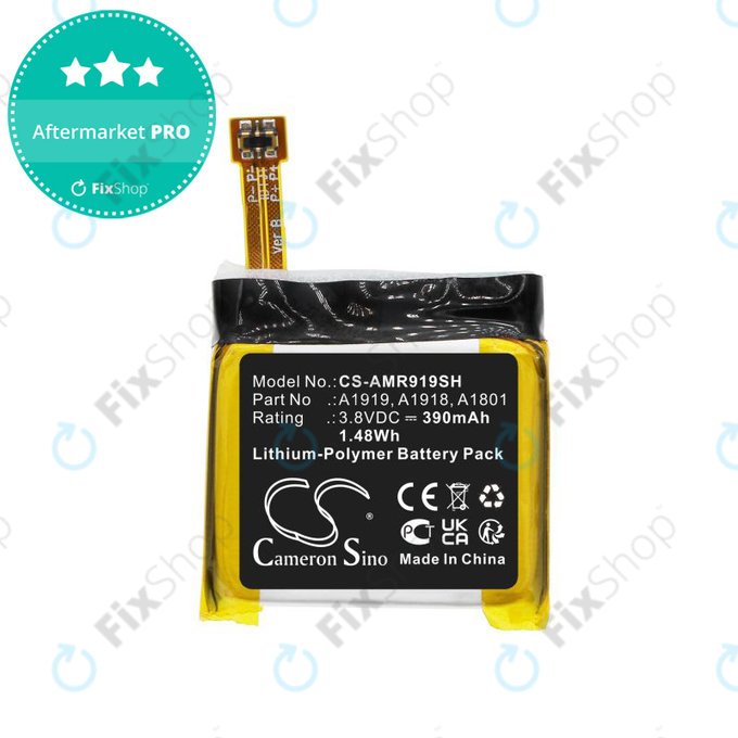 Akkumulátor Amazfit T-Rex, 390mAh, Li-Pol, 3.8V, A1919, HQ