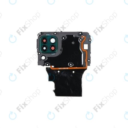 Huawei P40 Lite - Alaplap fedél + Hátsó Kamera Üveglapja + NFC (Crush Green) - 02353MVC
