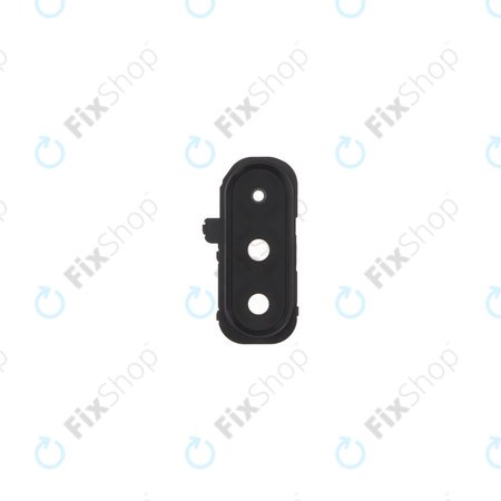 Samsung Galaxy A17 A176B - Hátlapi Kameralencse Üveg + Keret (Black)