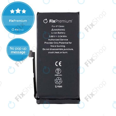 Apple iPhone 13 Mini - Akkumulátor JCID 2406mAh
