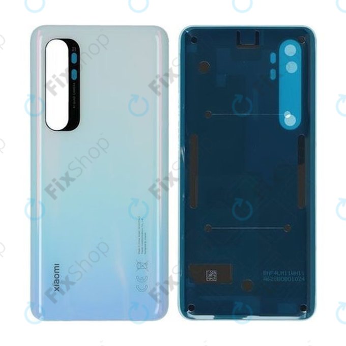 Xiaomi Mi Note 10 Lite - Akkumulátor Fedőlap (Glacier White) - 550500006S1L Genuine Service Pack