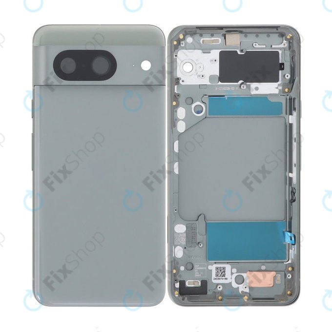 Google Pixel 8 - Akkumulátor Fedőlap Komplett (Hazel)