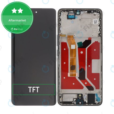 Honor Magic7 Lite - LCD Kijelző + Érintőüveg + Keret (Black) TFT