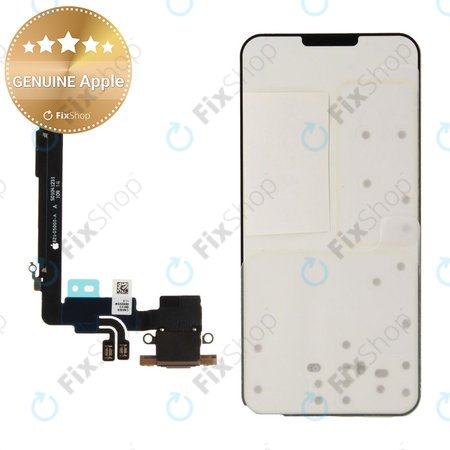 Töltő Csatlakozó + Flex Kábel | iPhone 16 Pro Max | Desert Titanium | 923-11485 | Genuine Apple