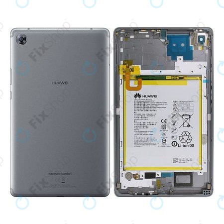 Huawei MediaPad M5 8.4 - Akkumulátor Fedőlap + Akkumulátor (Space Gray) - 02351VWE