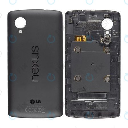 LG Nexus 5 D821 - Akkumulátor Fedőlap (Black)