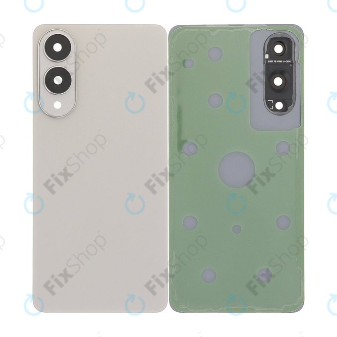 Samsung Galaxy S25 Edge - Akkumulátor Fedőlap Komplett (Titanium Silver)