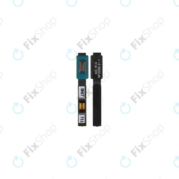 Sony Xperia 10 II, Xperia 1 II, Xperia 5 II - Ujjlenyomat Érzékelő + Flex Kábel (Black) - A5019511A Genuine Service Pack