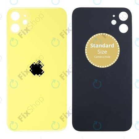 Apple iPhone 11 - Hátsó Ház Üveg (Yellow)