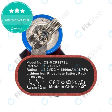 Akkumulátor Ermila Bellina, Moser Chrom Style Pro 1871, 1800mAh, LiFePO4, 3.2V, 1871-0071, HQ