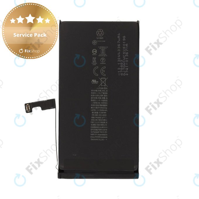 Apple iPhone 15 - Akkumulátor A3018 3349mAh Service Pack