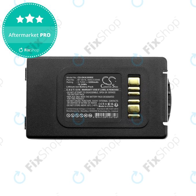 Akkumulátor Datalogic Skorpio X3, Skorpio X4, 5200mAh, Li-Ion, 3.7V, BT-0016, HQ