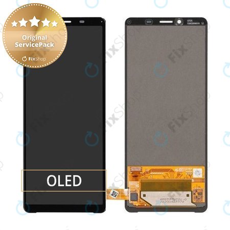 Sony Xperia 10 II - LCD Kijelző + Érintőüveg - 100629211 Genuine Service Pack