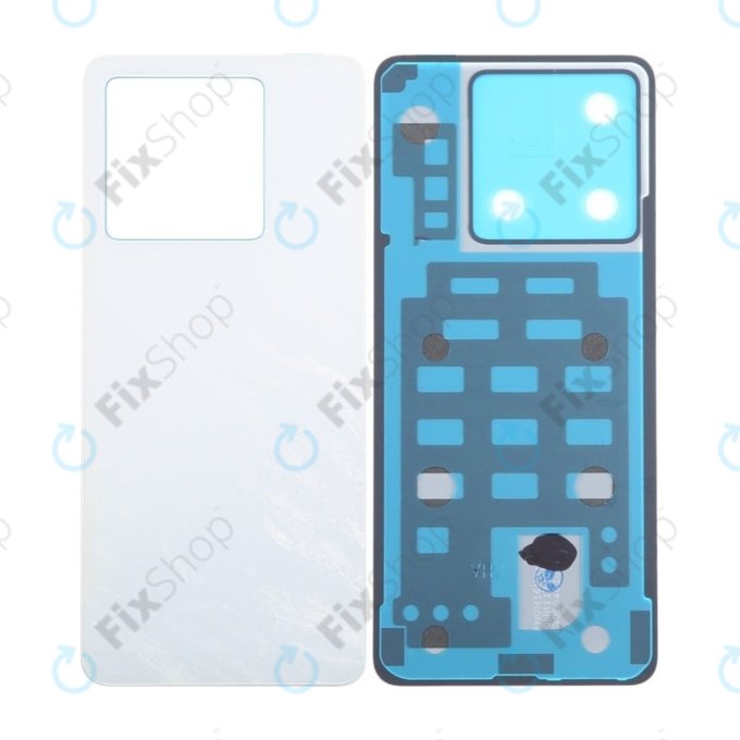 Xiaomi Redmi Note 13 Pro 5G 2312DRA50C - Akkumulátor Fedőlap (Arctic White)