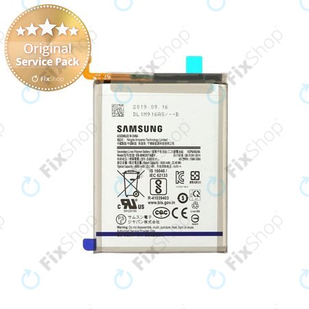 Samsung Galaxy M21 M215F, M30s M307F - Akkumulátor EB-BM207ABY 6000mAh - GH82-21263A Genuine Service Pack