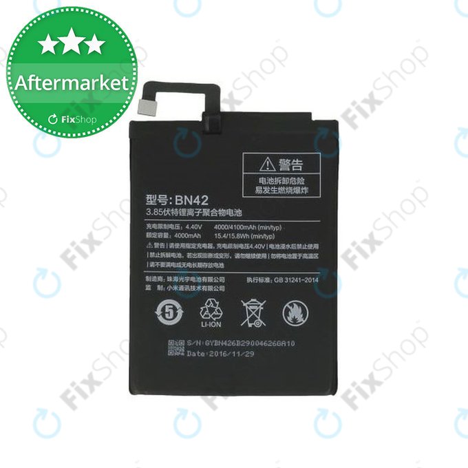 Xiaomi Redmi 4 - Akkumulátor BN42 4100mAh