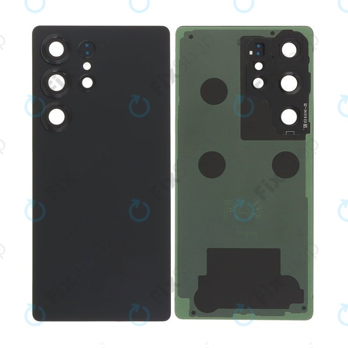 Samsung Galaxy S25 Ultra - Akkumulátor Fedőlap Komplett (Titanium Black)