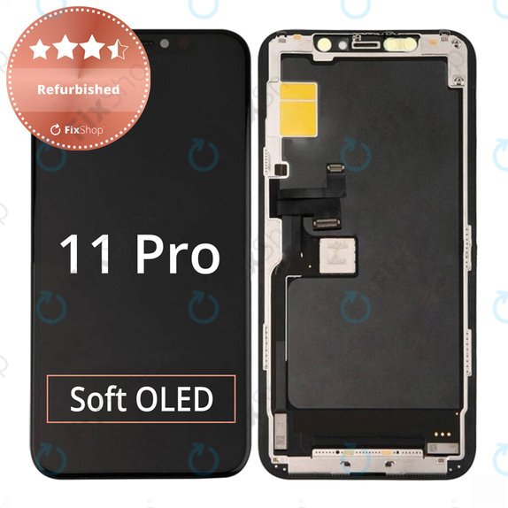 Kijelző iPhone 11 Pro, Érintőüveg kerettel, Refurbished