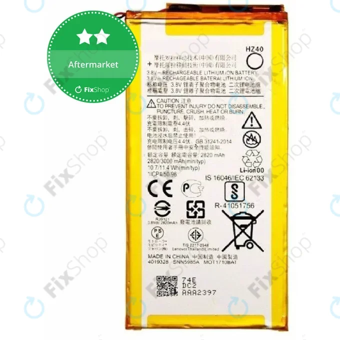 Motorola Moto Z2 Play XT1710-09 - Akkumulátor HZ40 3000mAh