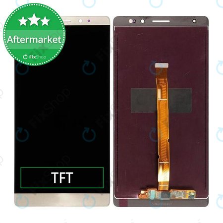 Huawei Mate 8 - LCD Kijelző + Érintőüveg (Gold) TFT