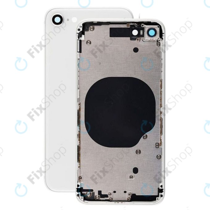Apple iPhone 8 - Hátsó Ház (Silver)