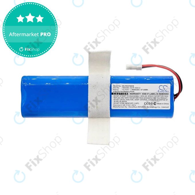 Zaco V3, V40, V5s Pro, V5x, Silvercrest SSWR A1, SSWR B1, SSR 3000 A1 - Akkumulátor 18650B4-4S1P-AGX-2 Li-Ion 14.4V 2600mAh HQ