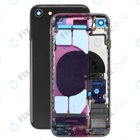Apple iPhone 8 - Hátsó Ház Apró Alkatrészekkel (Space Gray)