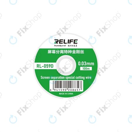 Relife RL-059D - Wire for Separating LCD Displays (0.03mm x 100M)