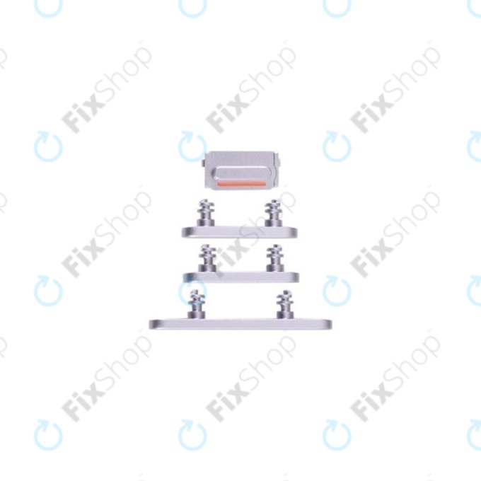 Apple iPhone 14 Pro Max - Oldal Gombok (Silver)