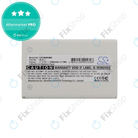 Akkumulátor Nokia 3610, 6510, 8310, 1000mAh, Li-Ion, 3.7V, BLB-2, HQ