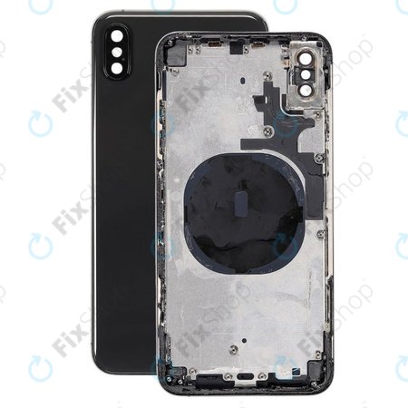 Apple iPhone XS Max - Hátsó Ház (Space Gray)