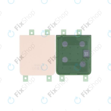 Samsung Galaxy Z Flip 4 F721B - Akkumulátor Fedőlap B/G (Pink Gold) - GH82-29654C, GH82-29298C Genuine Service Pack