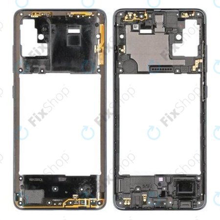 Samsung Galaxy A51 A515F - Középső Keret (Prism Crush Black) - GH98-45033B Genuine Service Pack