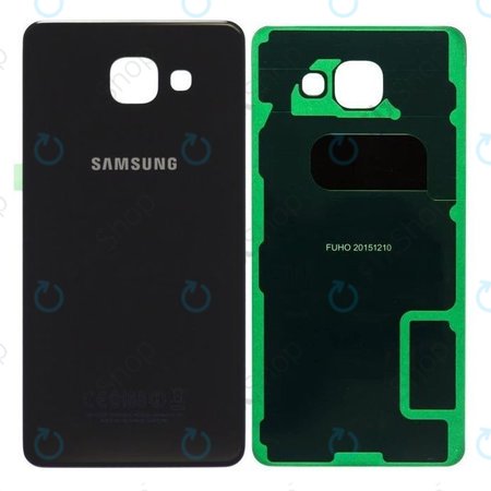 Samsung Galaxy A5 A510F (2016) - Akkumulátor Fedőlap (Black) - GH82-11020B Genuine Service Pack