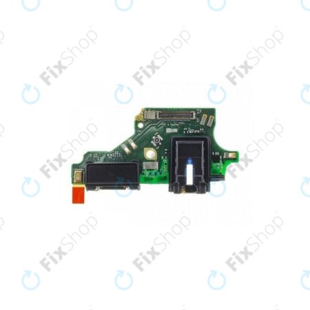 Huawei P20 Lite - Töltő Csatlakozó + Audio Csatlakozó PCB - 02351VPS Genuine Service Pack