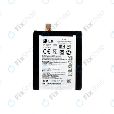 LG G2 D802 - Akkumulátor BL-T7 3000mAh - EAC62058701 OEM