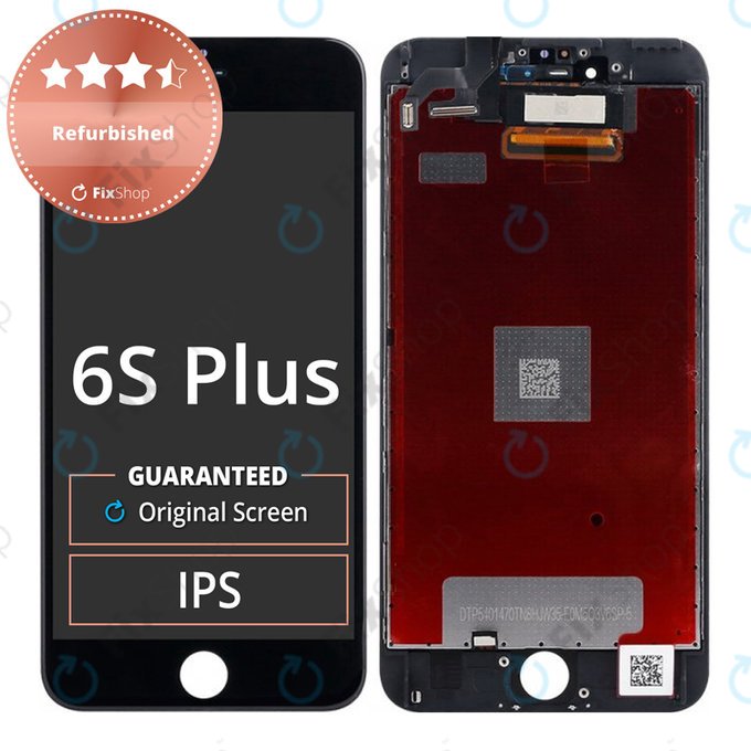Apple iPhone 6S Plus - LCD Kijelző + Érintőüveg + Keret (Black) Refurbished