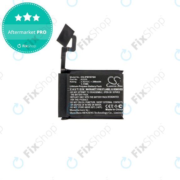 Apple Watch 4 44mm - Akkumulátor A2059 290mAh HQ