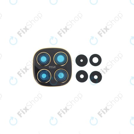 Xiaomi Poco X7 - Hátsó Kamera Üveg Kerettel (Black)