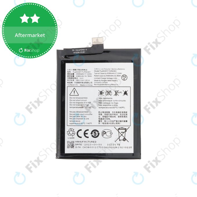 TCL 10 Pro, 10+, 20 Pro 5G - Akkumulátor TLP043D1 4500mAh