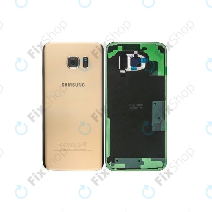Samsung Galaxy S7 Edge G935F - Akkumulátor Fedőlap (Gold) - GH82-11346C Genuine Service Pack