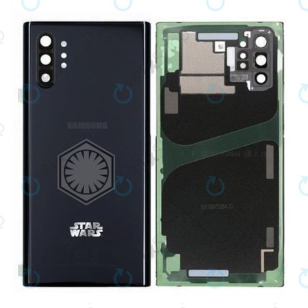 Samsung Galaxy Note 10 Plus N975F - Akkumulátor Fedőlap (Aura Black Star Wars) - GH82-21630A Genuine Service Pack