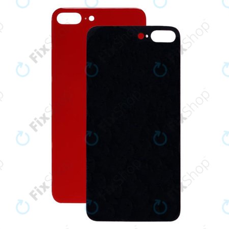 Apple iPhone 8 Plus - Hátsó Ház Üveg (Red)