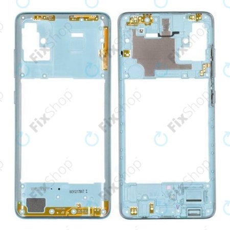 Samsung Galaxy A51 A515F - Középső Keret (Prism Crush Blue) - GH98-45033C Genuine Service Pack