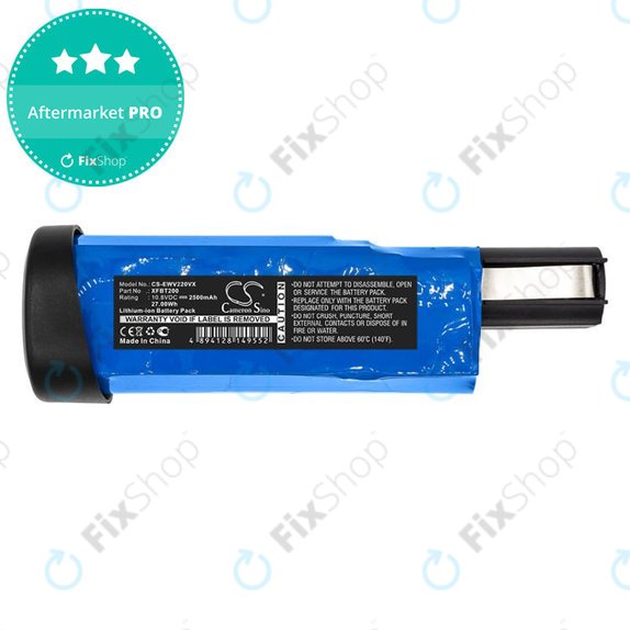 Akkumulátor Shark WV200UK, WV200, WV201, WV205, WV220, Ion W1 Cord, 2500mAh, Li-Ion, 10.8V, XFBT200, HQ